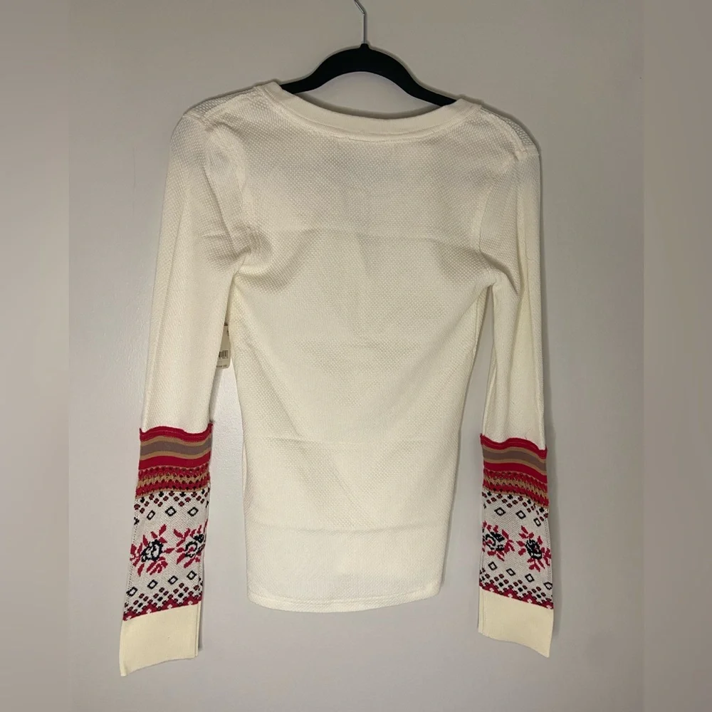 NWT Free People Mikah Layering Cuff In Cream Combo - Picture 3 of 5